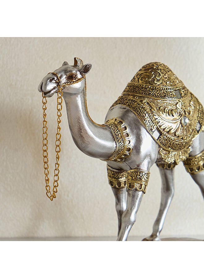 Home Box تمثال جمل من بوليريسين مع لمسات ذهبية - Image 3